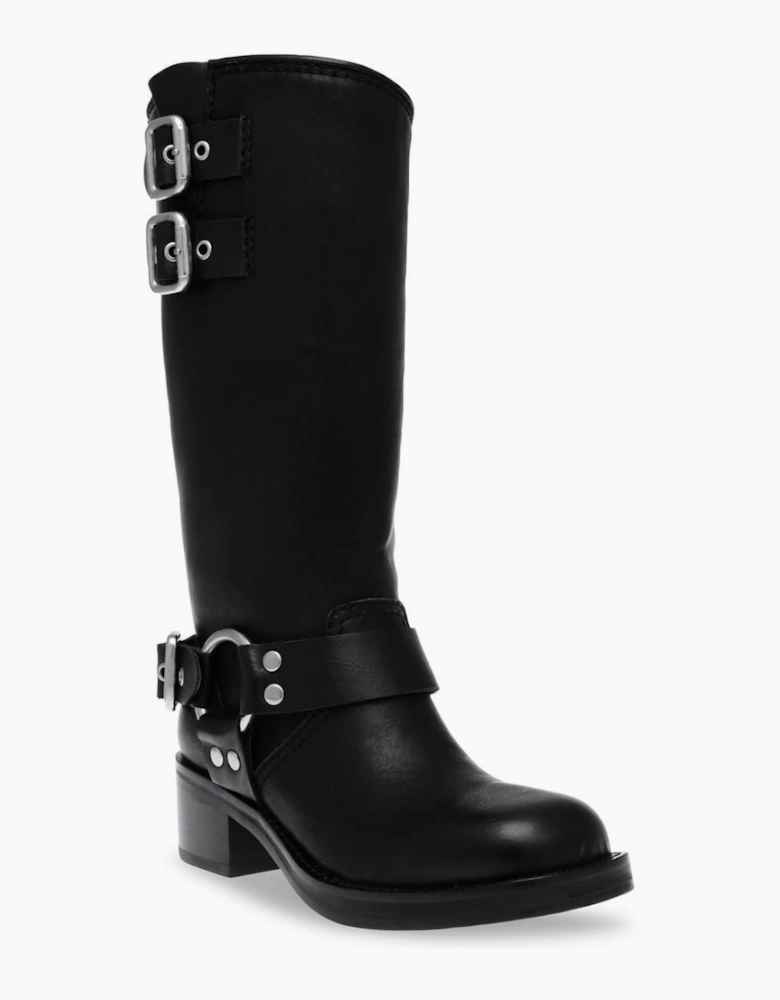 Eastern Motorcycle Boots with Block Heel