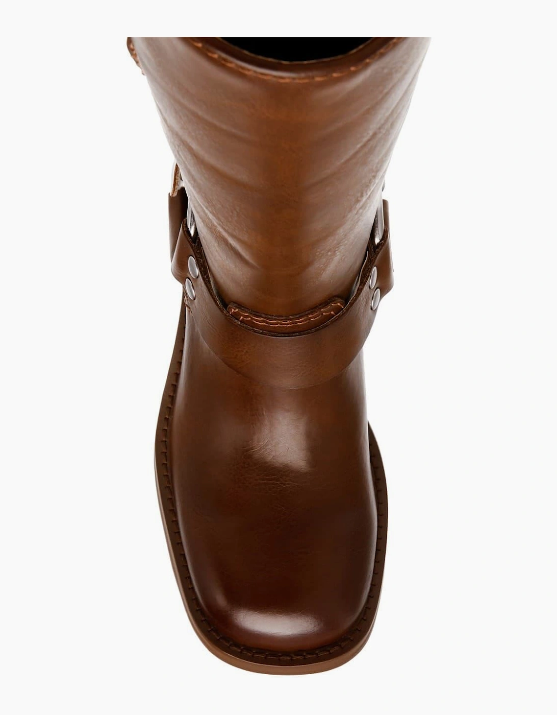 Eastern Motorcycle Boots with Block Heel