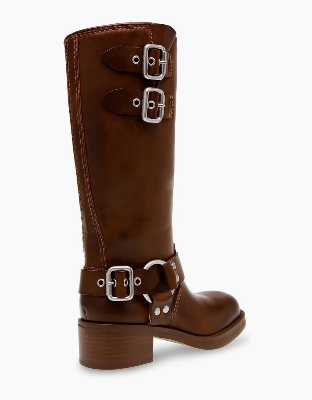 Eastern Motorcycle Boots with Block Heel