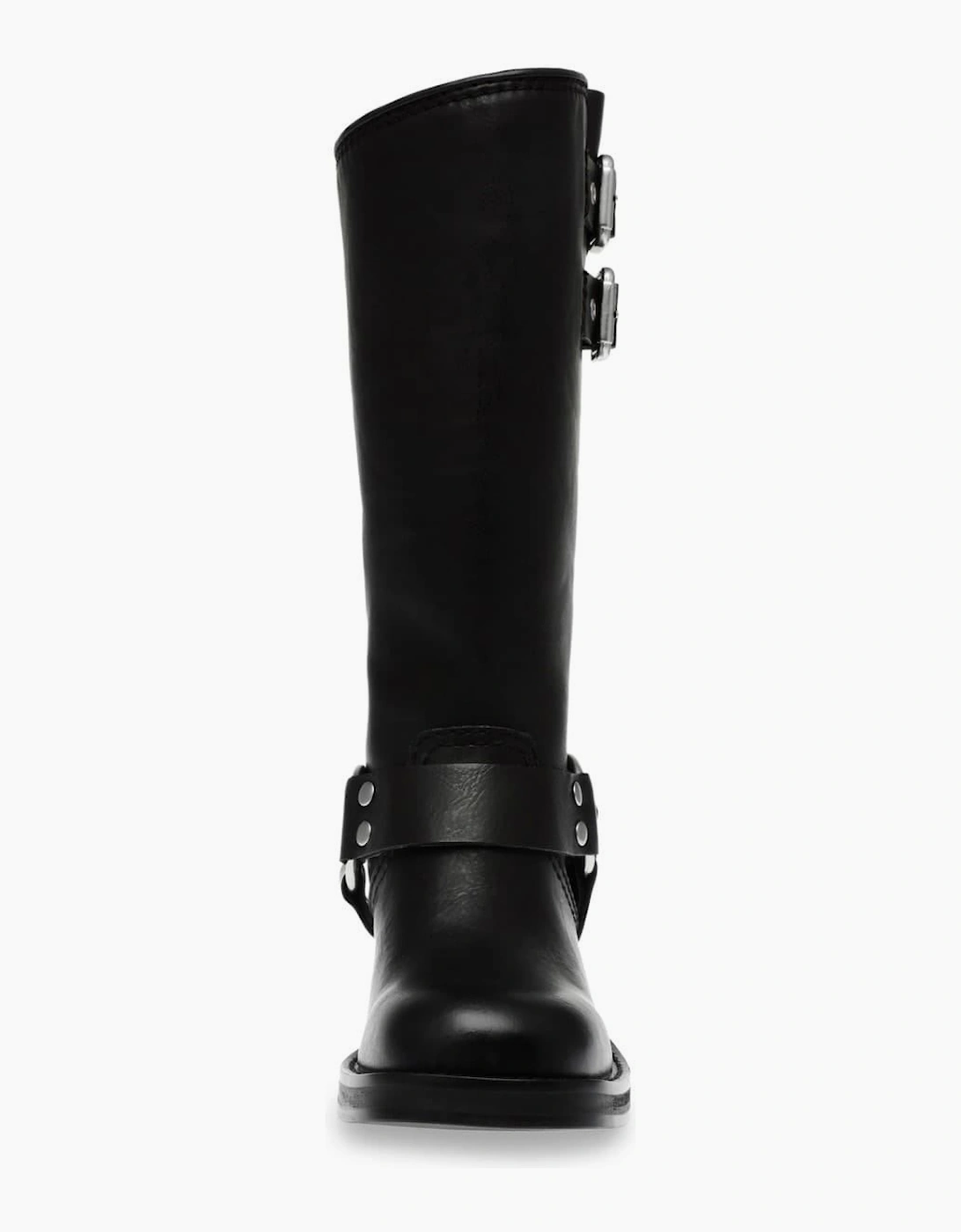 Eastern Motorcycle Boots with Block Heel