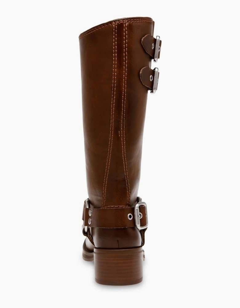 Eastern Motorcycle Boots with Block Heel