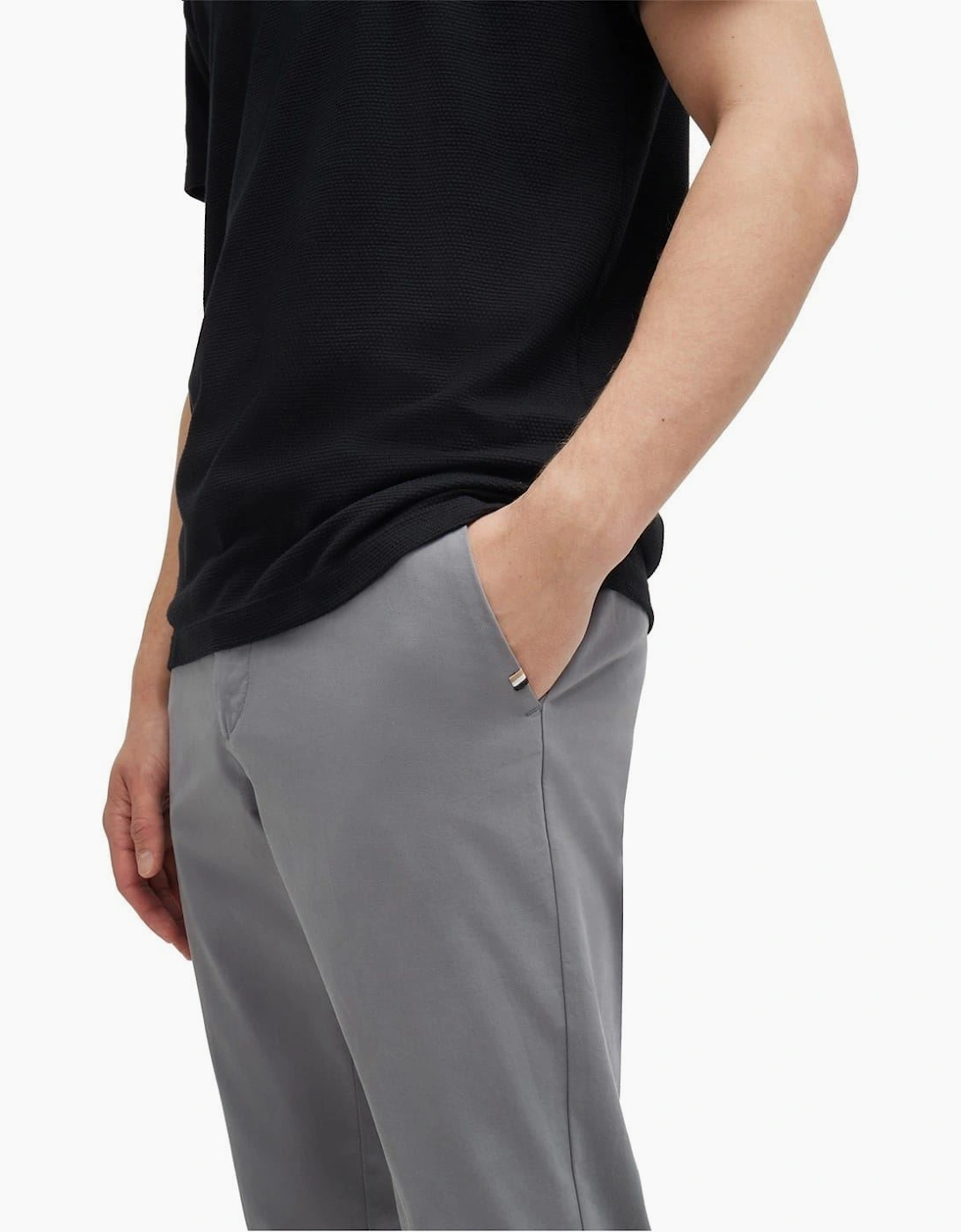 Kaito3 Solid Patterned Straight Chinos