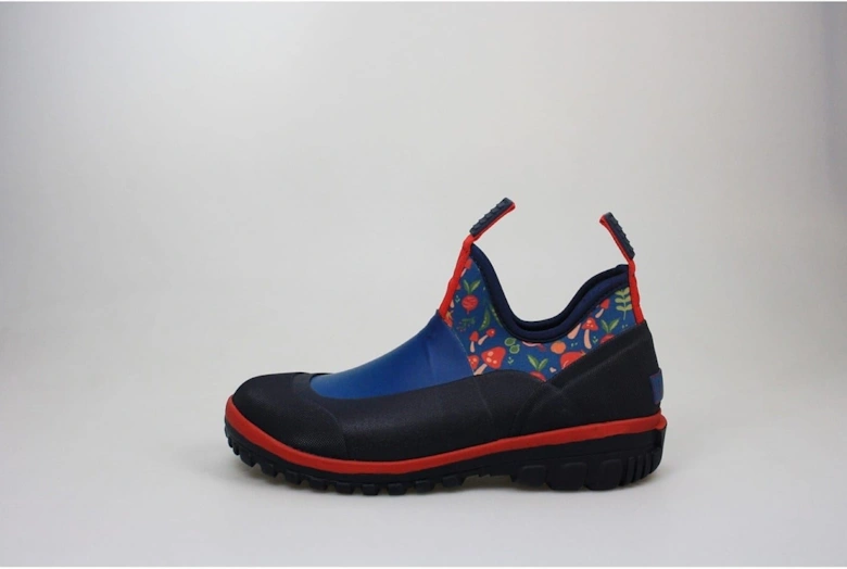 Floral Patterned Rain Boots with Lug Sole