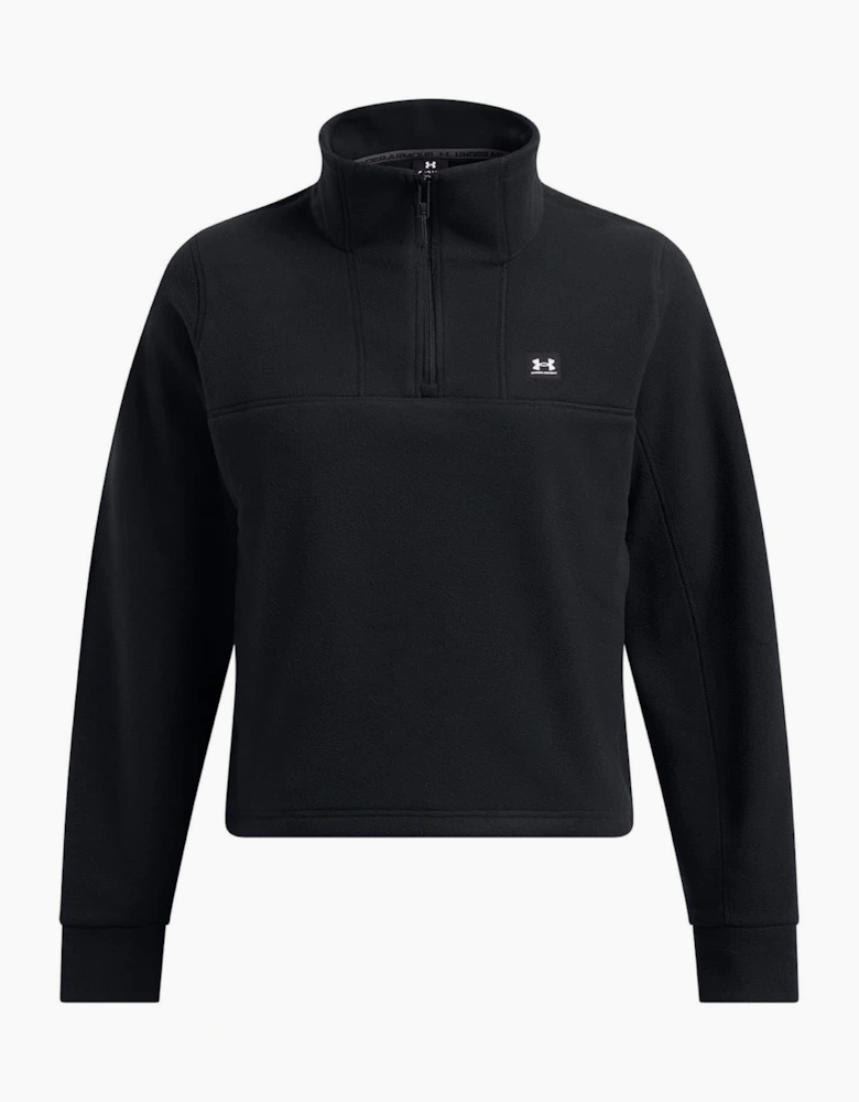 Zip Neck Long Sleeve Sweatshirt