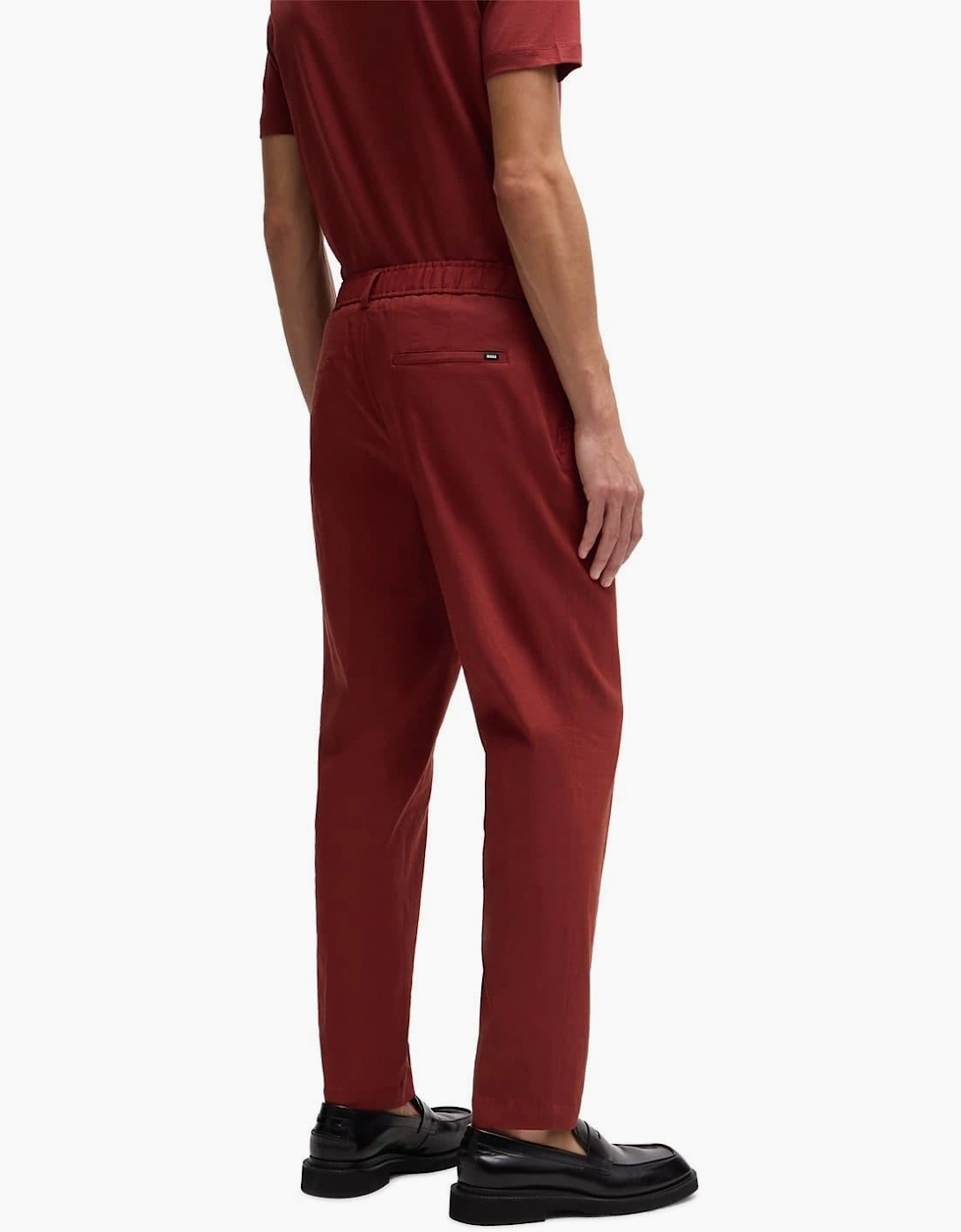 Perin Solid Patterned Straight Trousers