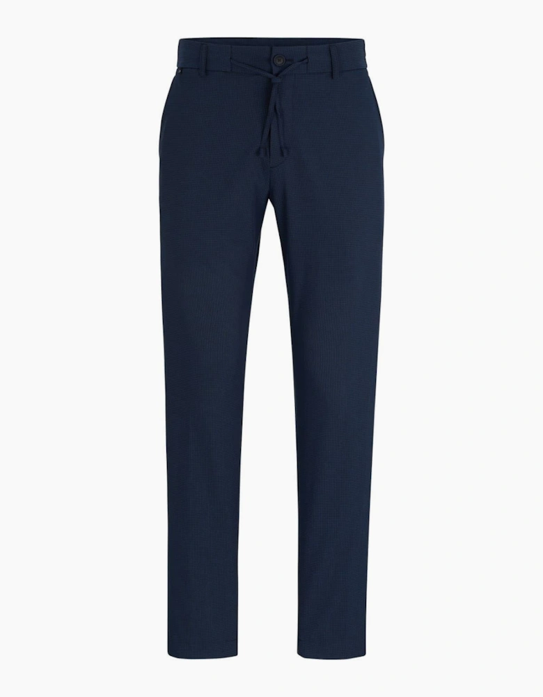 Genius Solid Patterned Straight Pants