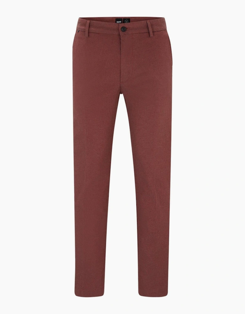 Solid Patterned Straight Leg Trousers