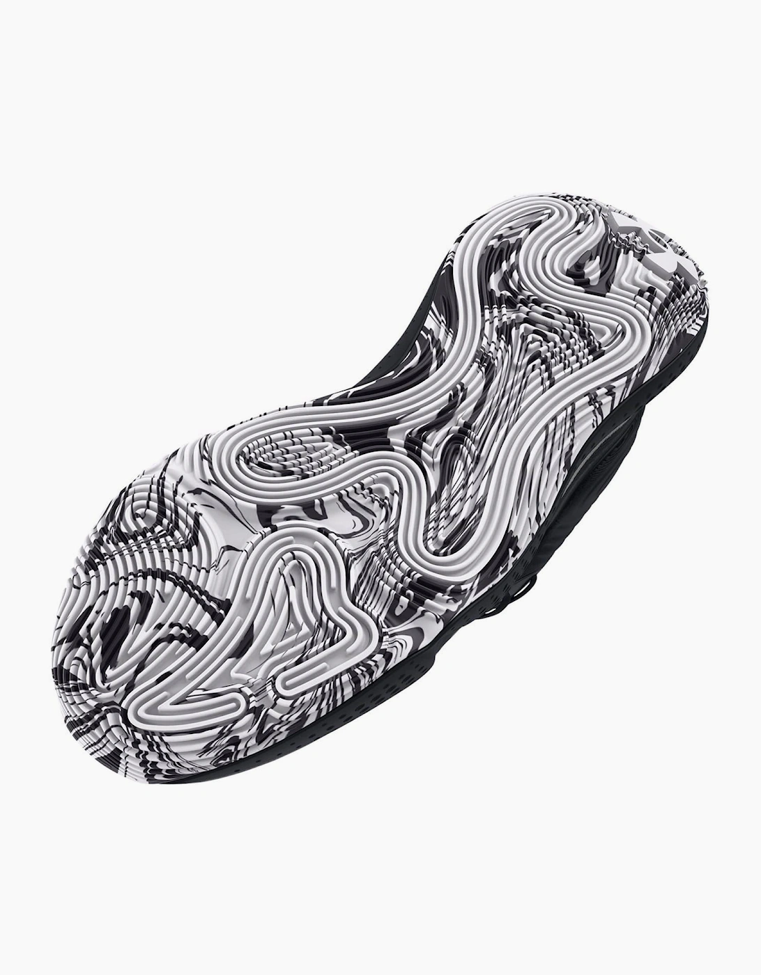 UA Spawn 6 Mid Basketball Graphic Print Lace-Up Trainers