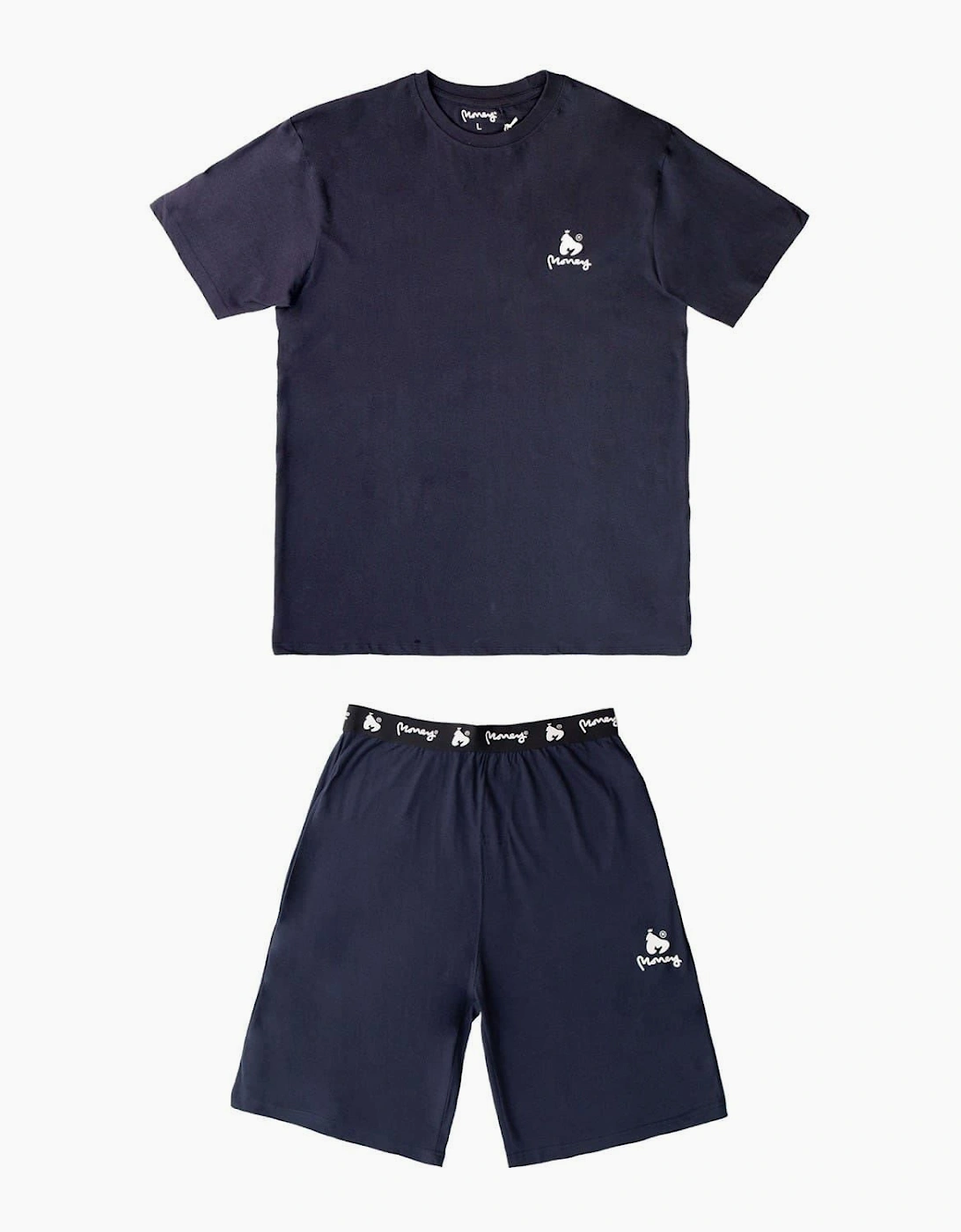 Lounger Elasticated Short Twin Set