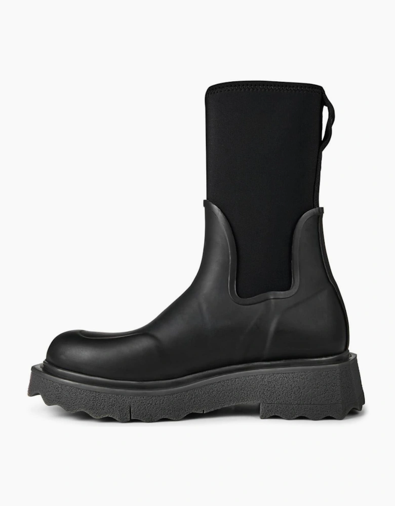 Rain Boot Block Heel Flats