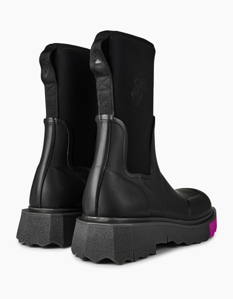 Rain Boot Block Heel Flats
