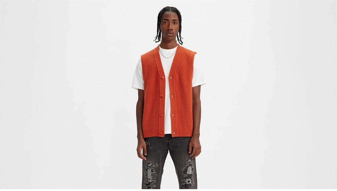 Button Down Regular Fit Vest