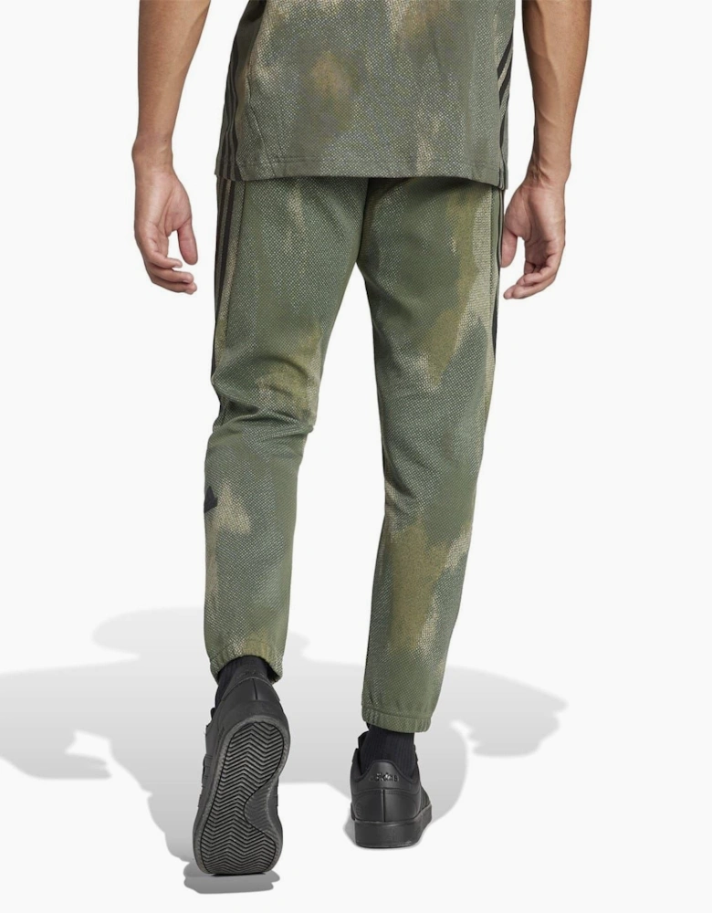 Camo Three Bar Logo Side Stripes Joggers