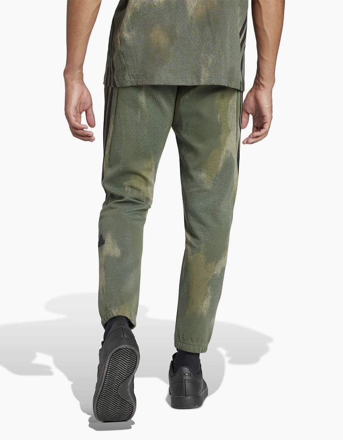 Camo Three Bar Logo Side Stripes Joggers