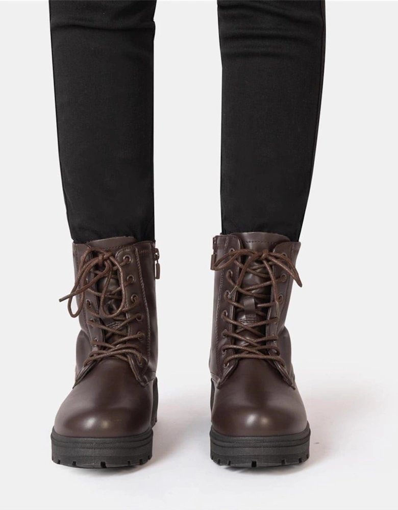 Womens Saw It First Biker Ankle Boots