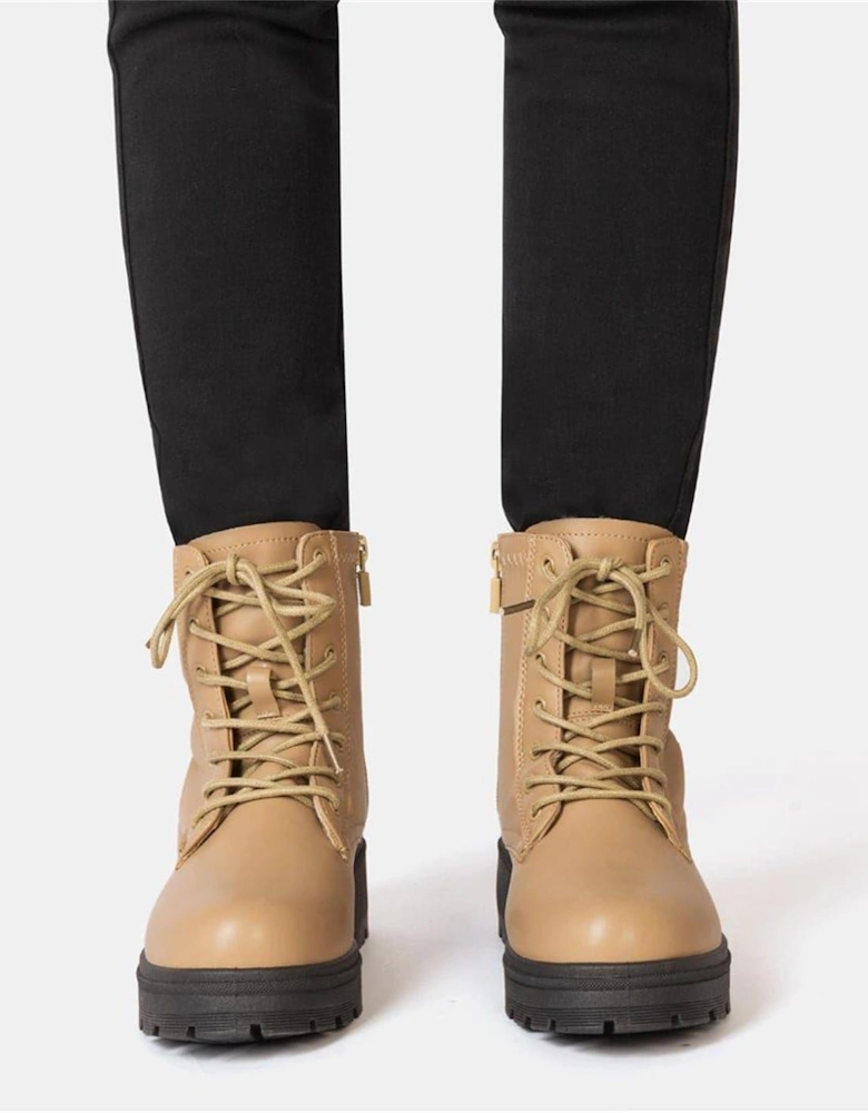 Womens Saw It First Biker Ankle Boots