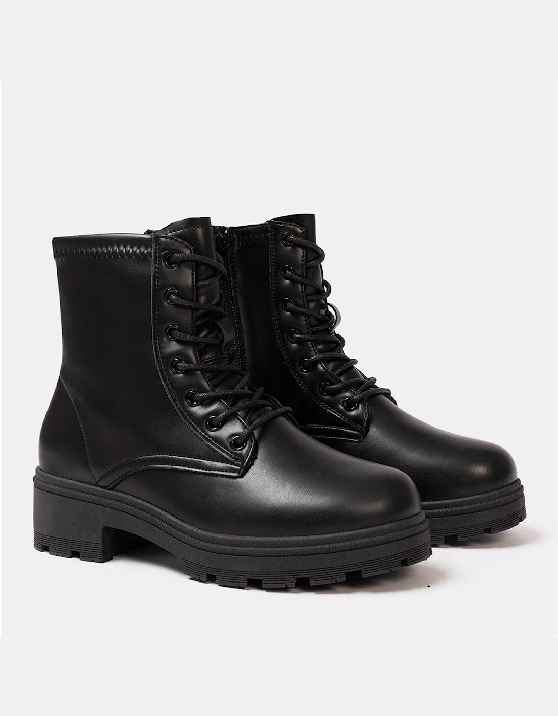 Womens Saw It First Biker Ankle Boots