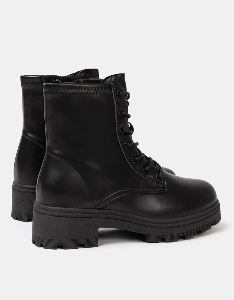 Womens Saw It First Biker Ankle Boots