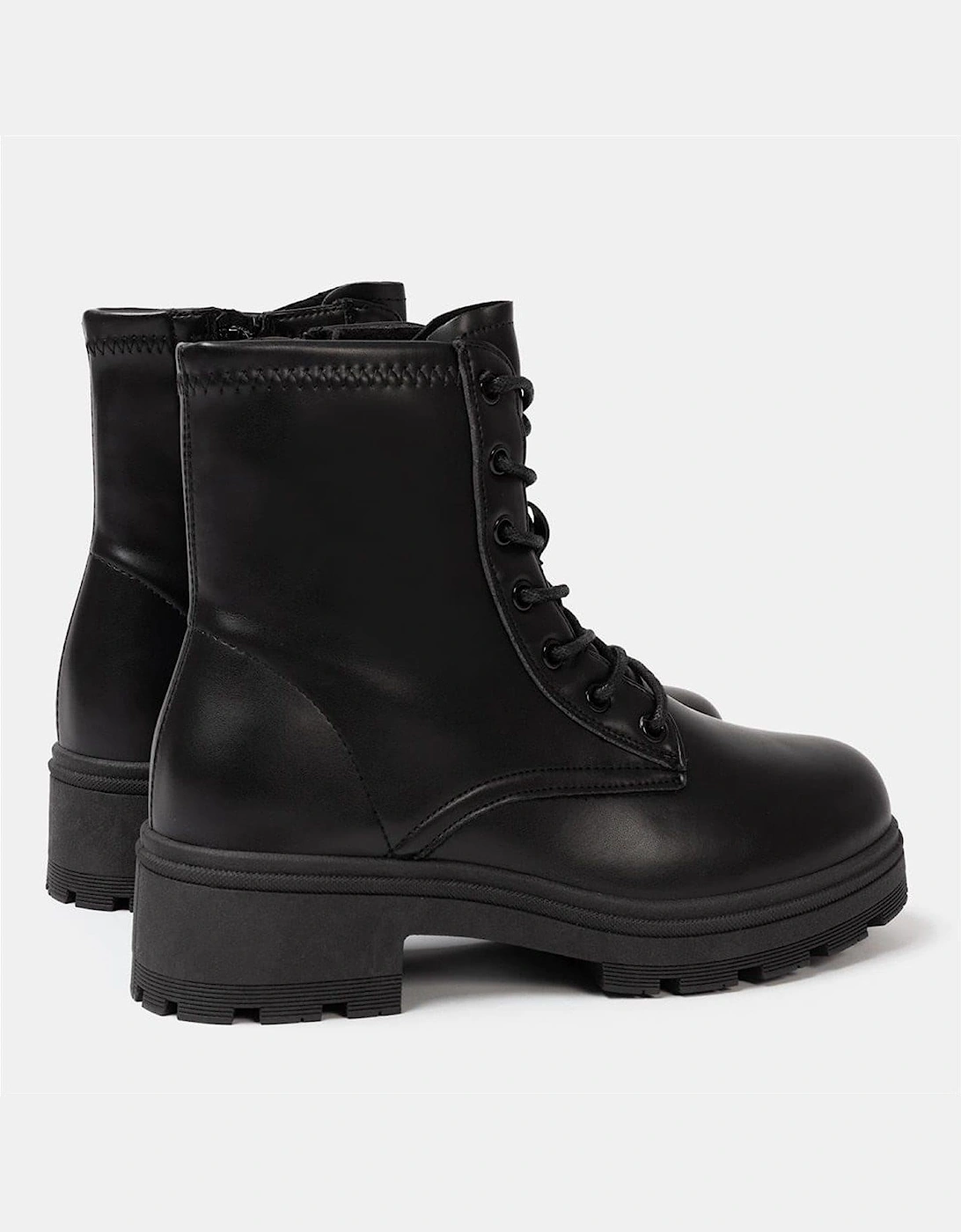 Womens Saw It First Biker Ankle Boots