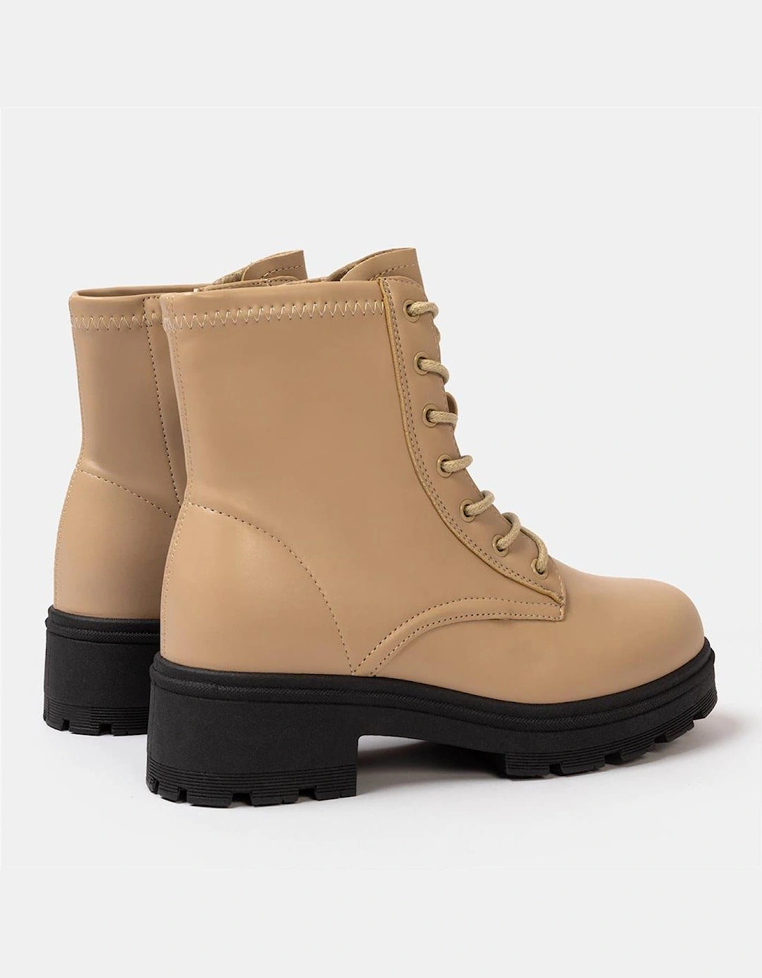 Womens Saw It First Biker Ankle Boots