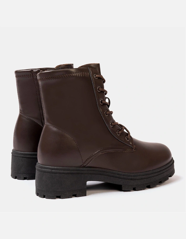 Womens Saw It First Biker Ankle Boots