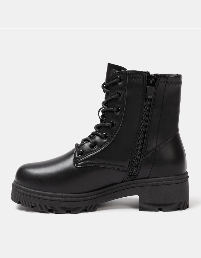 Womens Saw It First Biker Ankle Boots