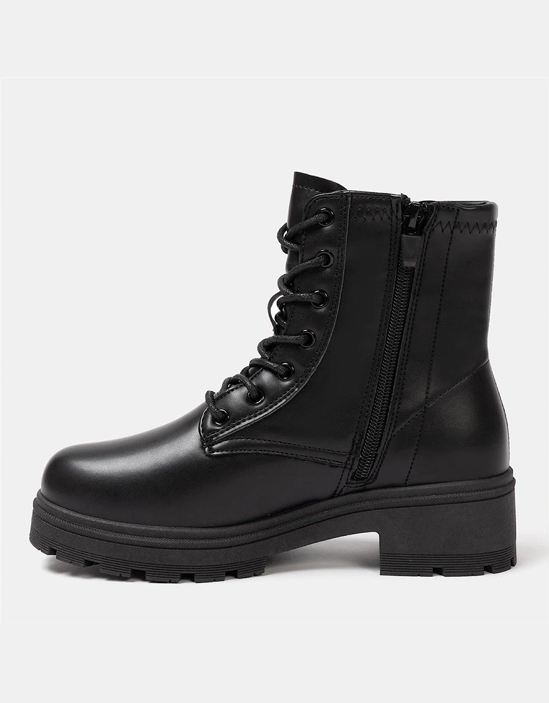 Womens Saw It First Biker Ankle Boots