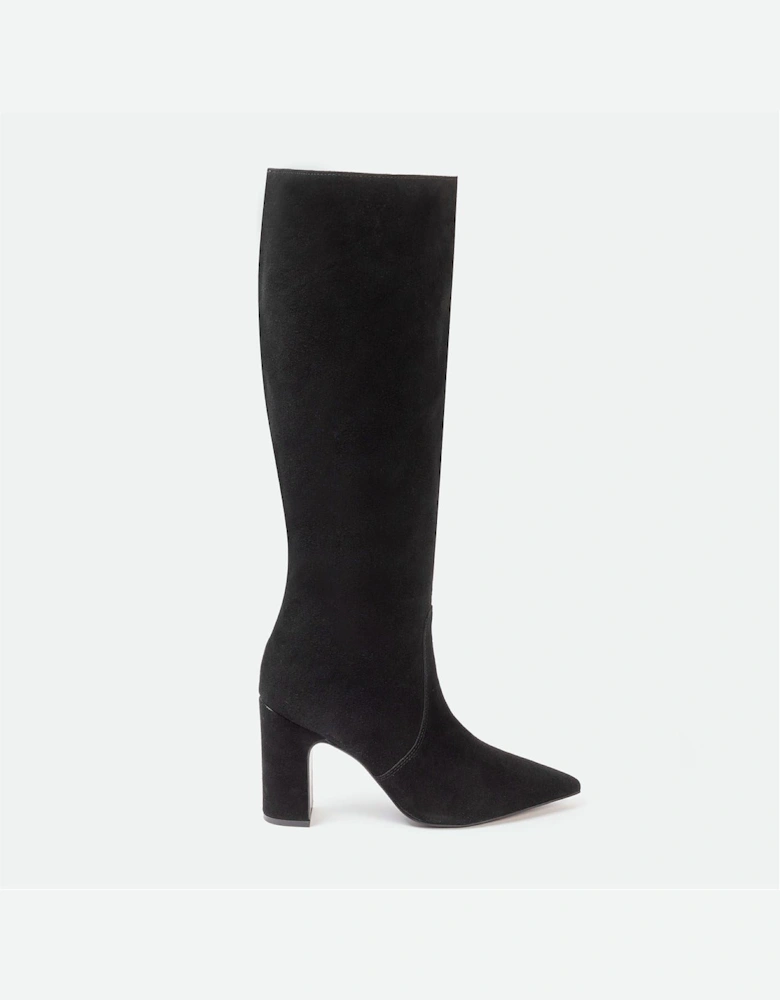 Saw It First Knee High Suede Boots Woman