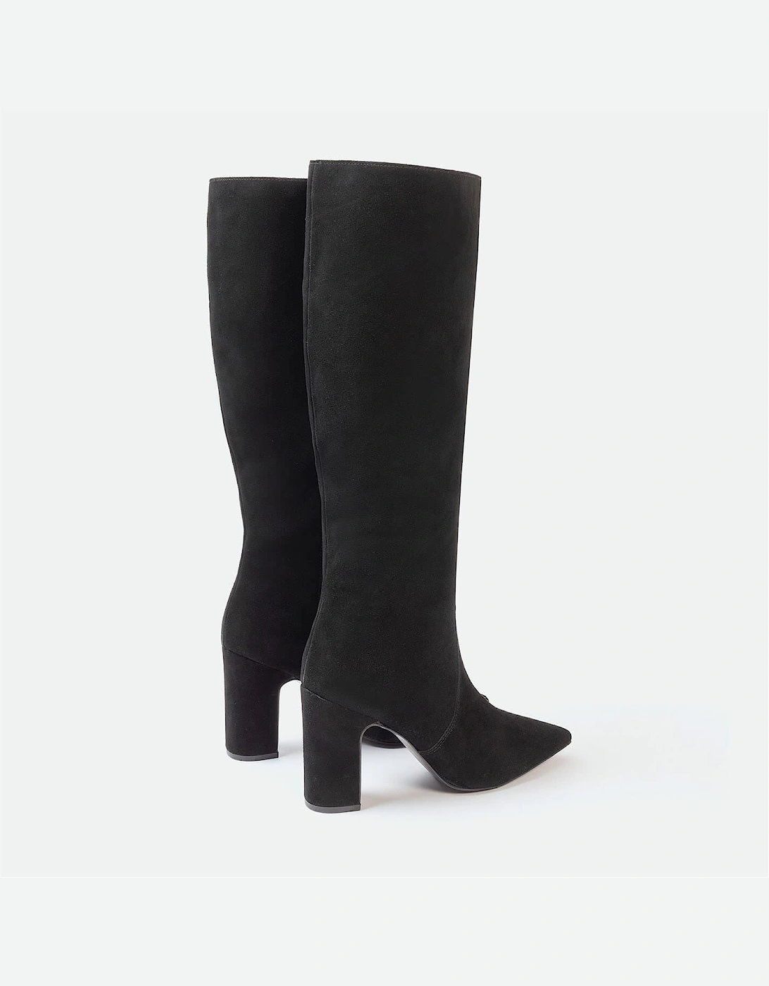 Saw It First Knee High Suede Boots Woman