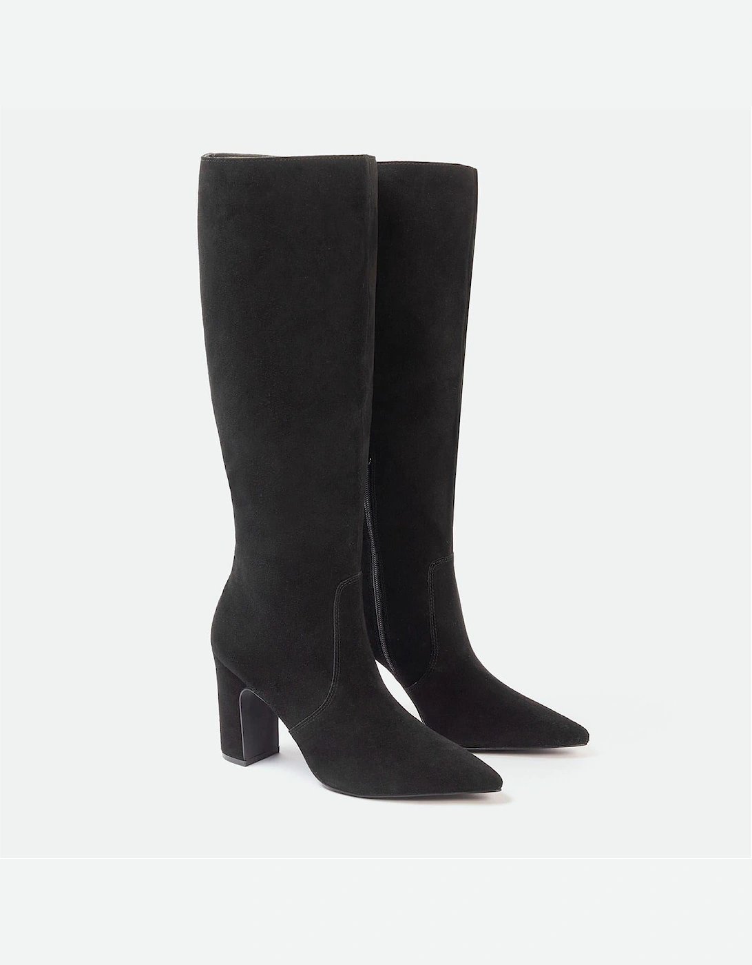 Saw It First Knee High Suede Boots Woman