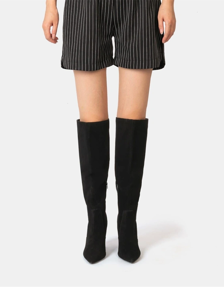Saw It First Knee High Suede Boots Woman