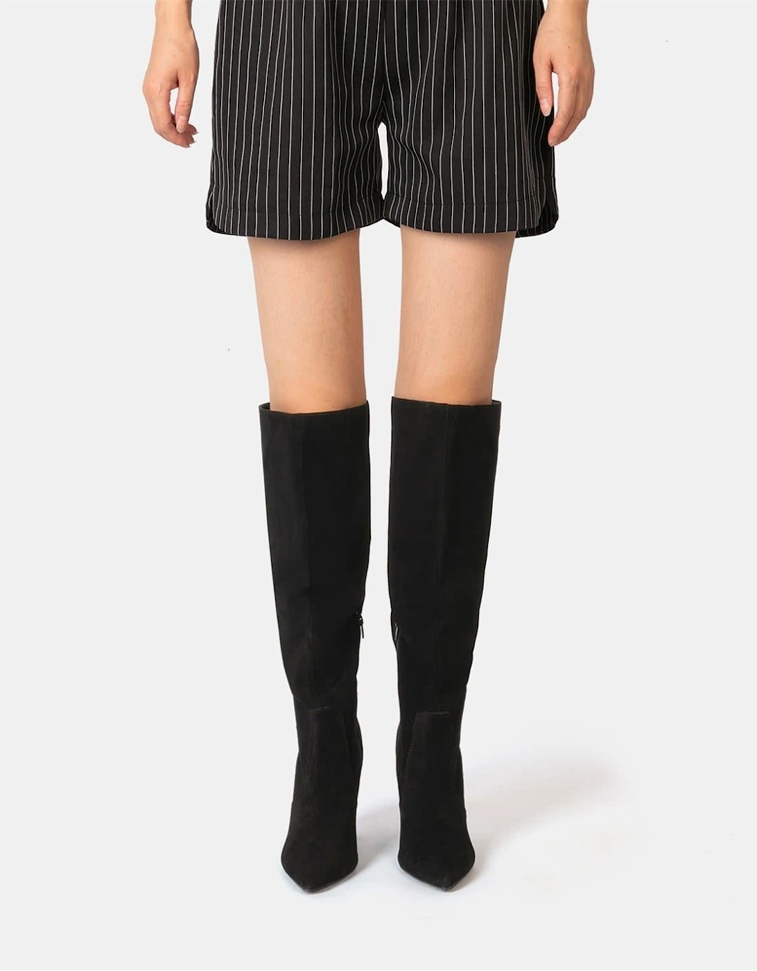 Saw It First Knee High Suede Boots Woman