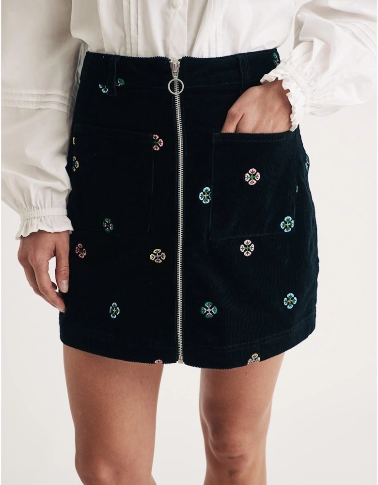 Dalong Mini Floral Patterned A-Line Skirt