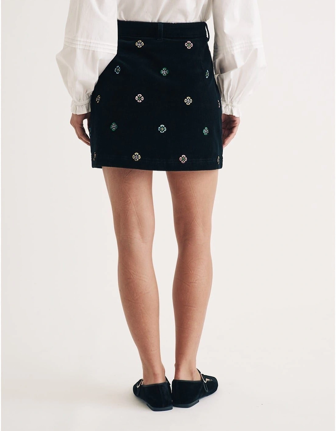 Dalong Mini Floral Patterned A-Line Skirt