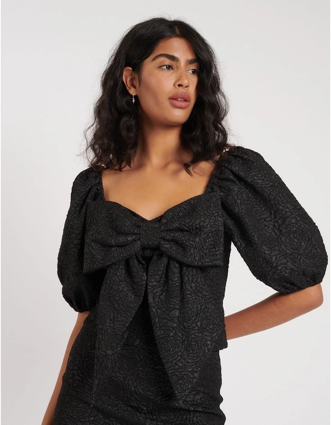 Sweetheart Neck Regular Fit Blouse