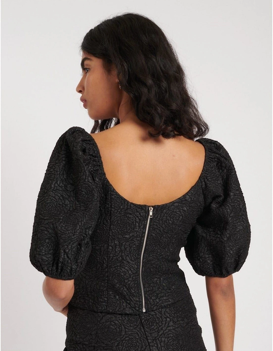 Sweetheart Neck Regular Fit Blouse