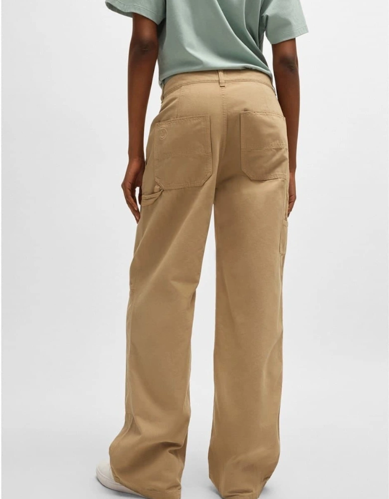 Hacarpe Straight Leg Cargo Trousers