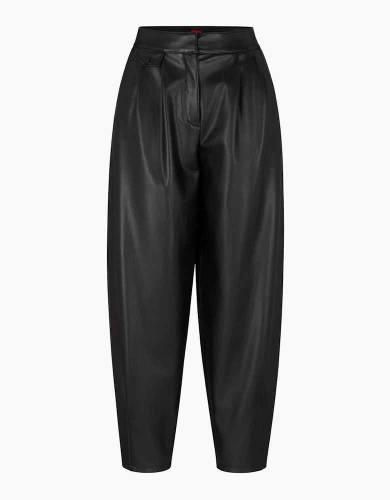 Hesizila Solid Patterned Wide Leg Pants