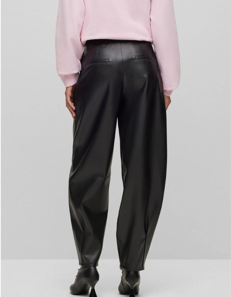 Hesizila Solid Patterned Wide Leg Pants