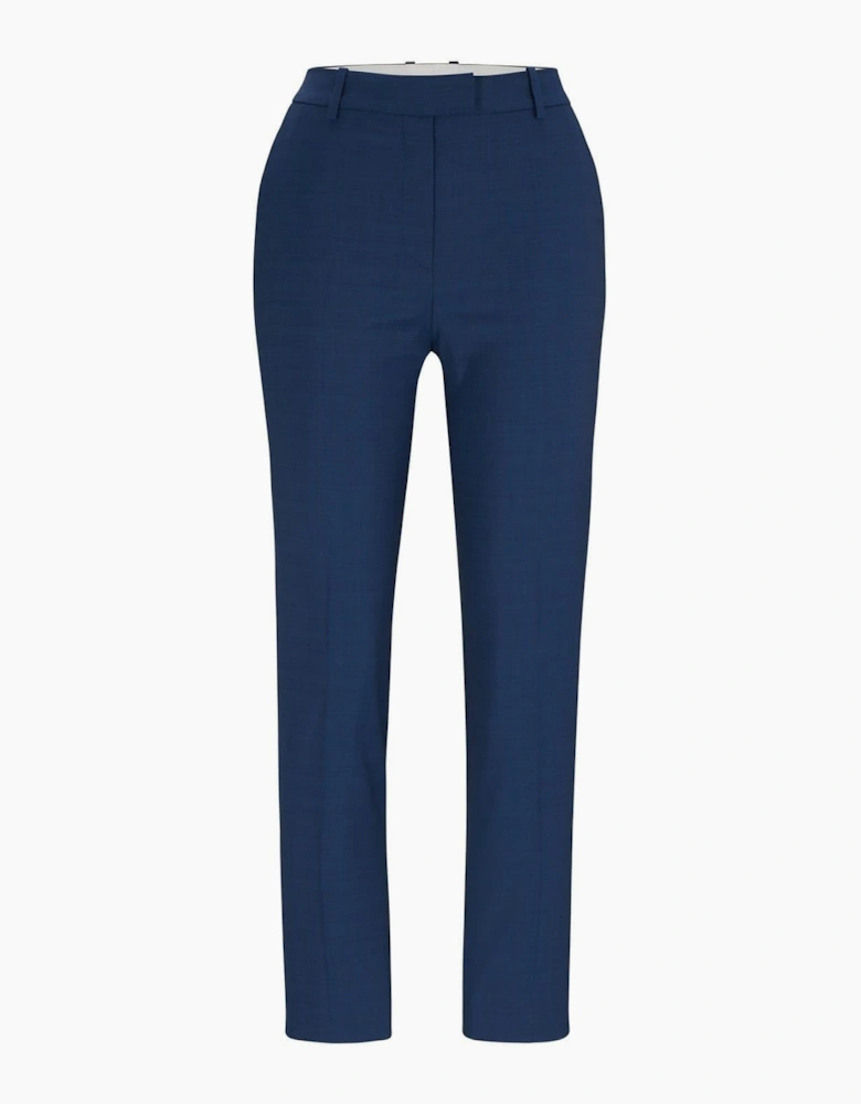 Tamata4 Solid Patterned Straight Trousers