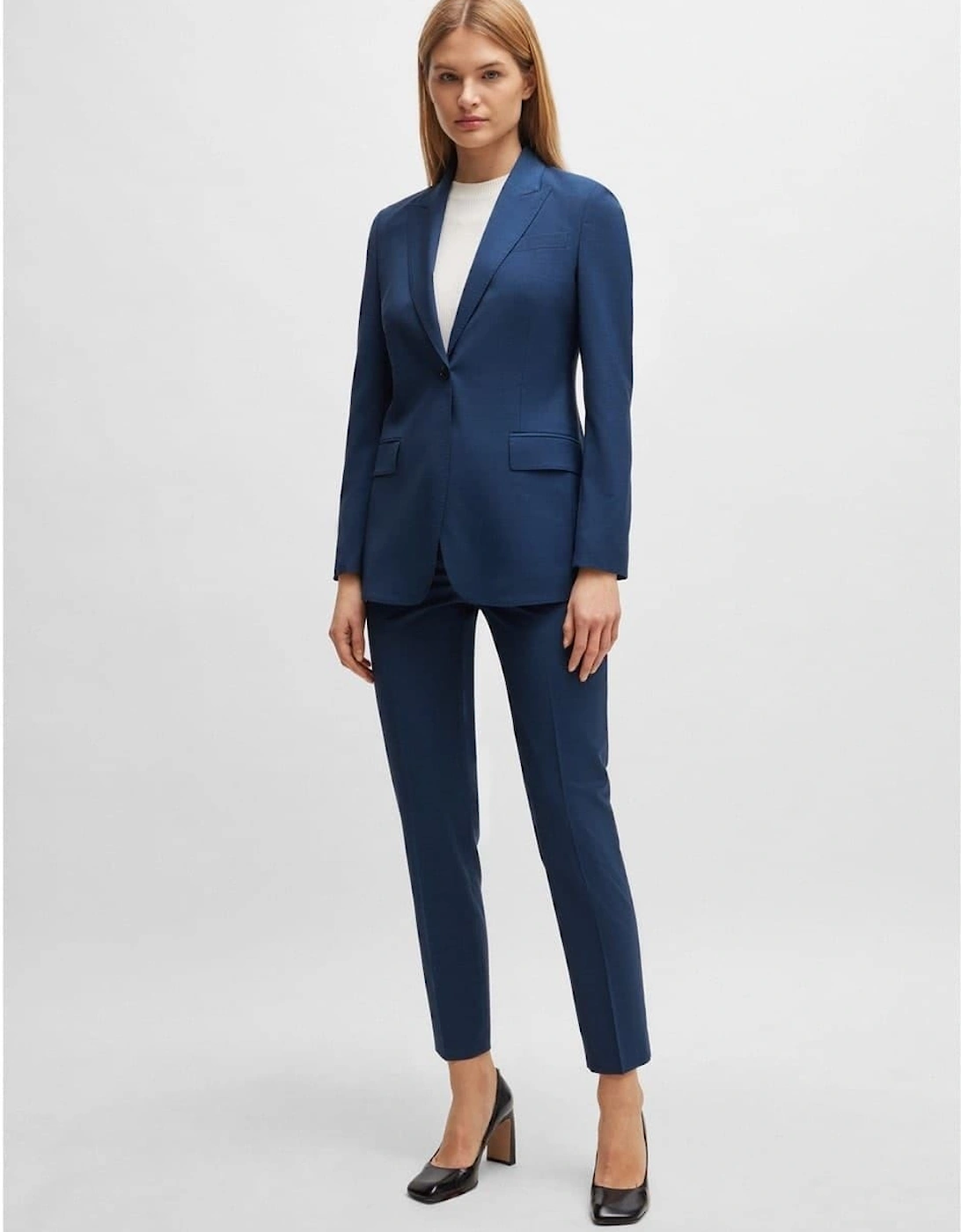 Tamata4 Solid Patterned Straight Trousers