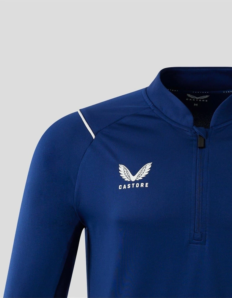 Rangers FC Zip Neck Regular Fit Sweatshirt