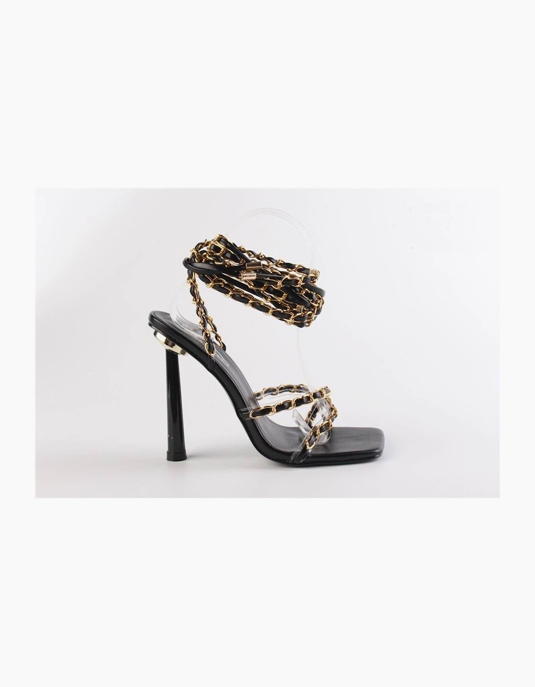 Doub Ti Up Stiletto Heel Sandals, 3 of 2
