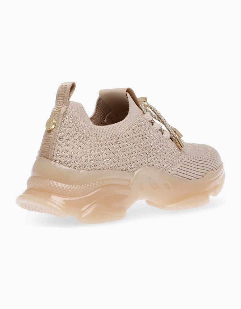 Textured Lace-Up Chunky Sneakers