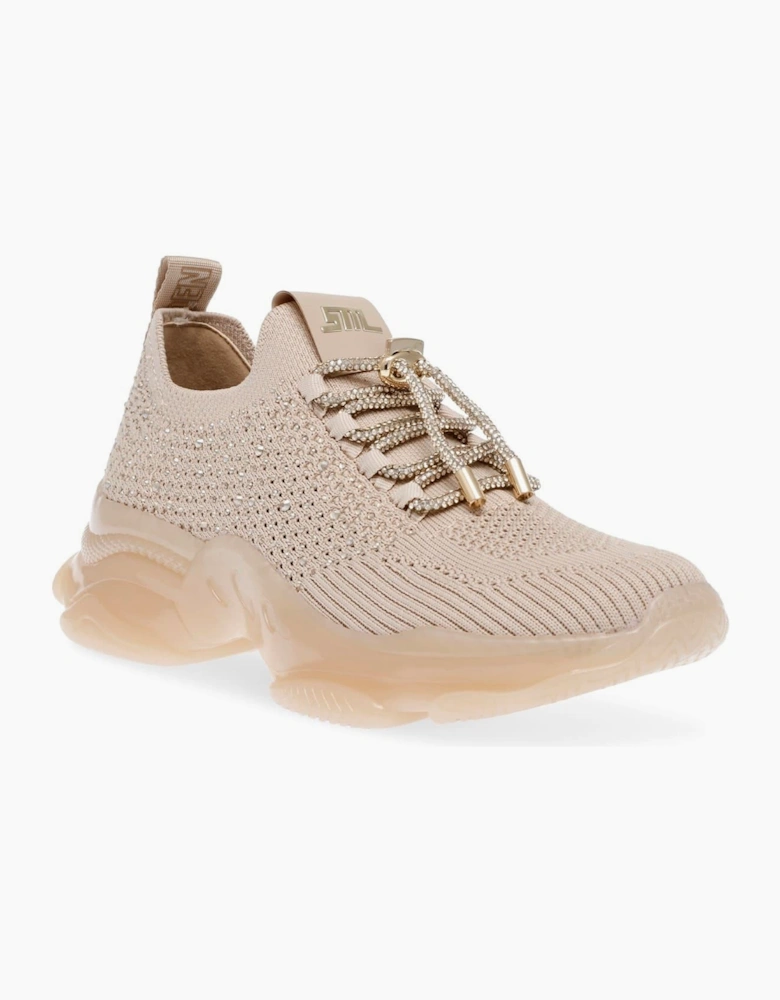 Textured Lace-Up Chunky Sneakers
