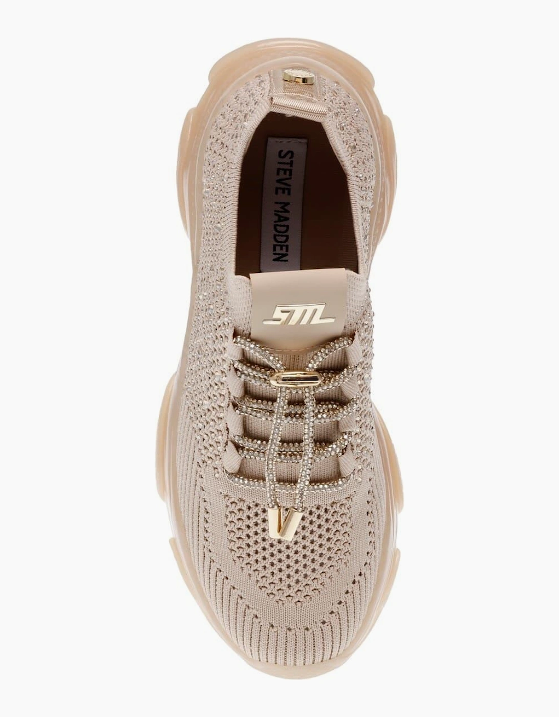 Textured Lace-Up Chunky Sneakers