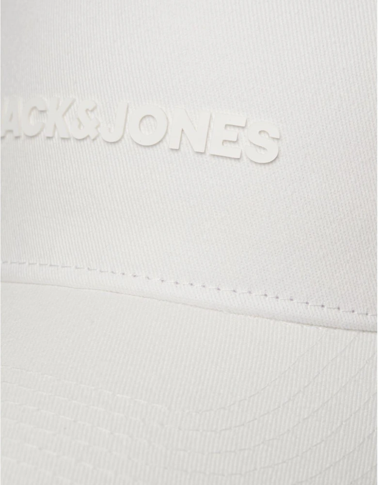 Solid Patterned Lettering Logo Dad Cap