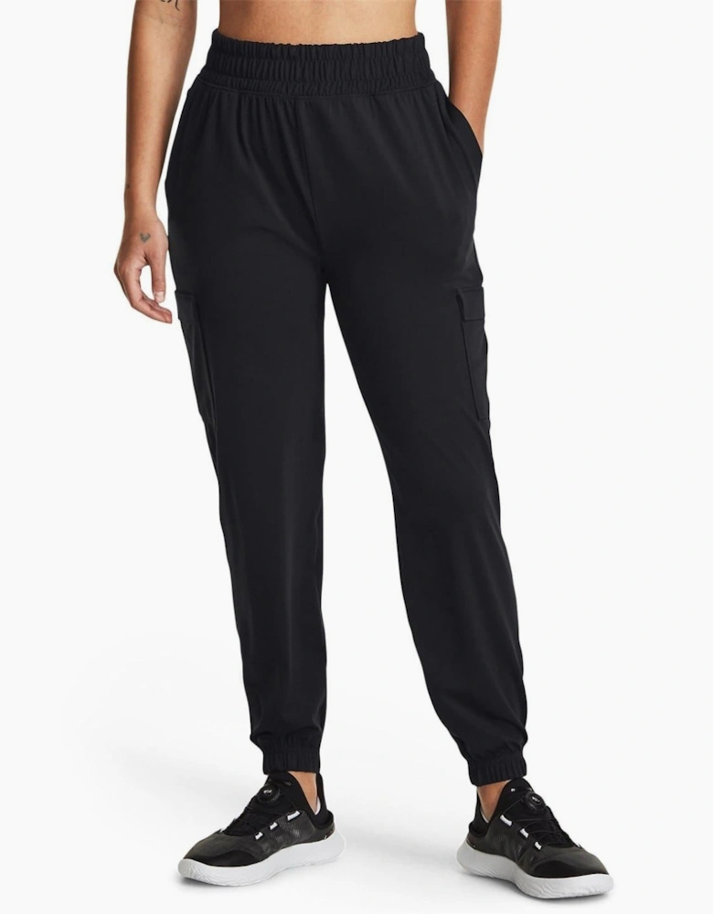 Solid Patterned Cargo Joggers