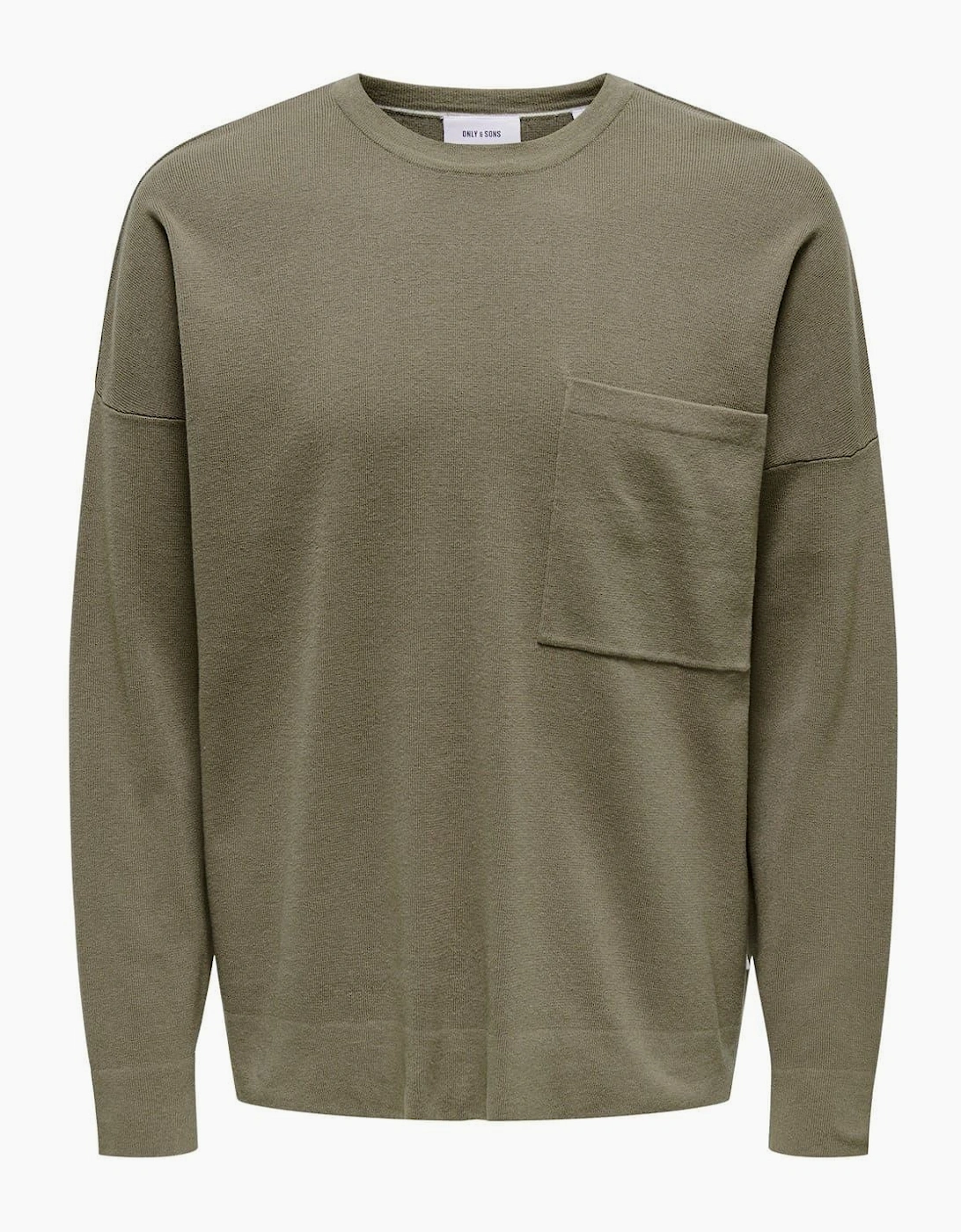 Relaxed Fit Crew Neck Long Sleeve Sweatshirt, 2 of 1