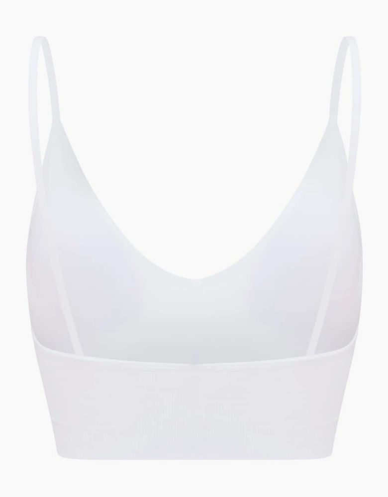 Flora V-Neck Slim Fit Crop Bra